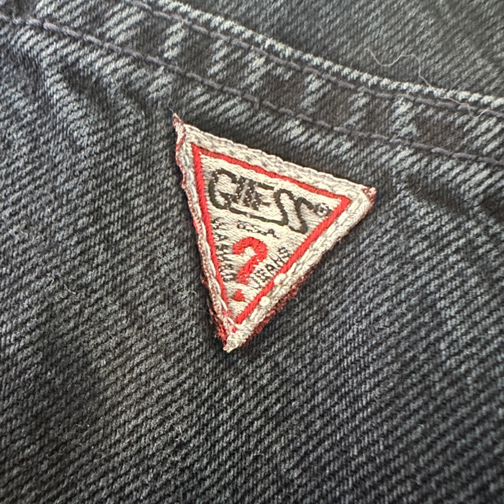 Vtg Guess Jeans Womens 29 Ankle Zip High Waist Measure 23X 25